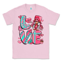 Bubblegum Pink love with gnome Classic Tee - LillyAllenDesigns