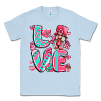 Dusty Blue love with gnome Classic Tee - LillyAllenDesigns