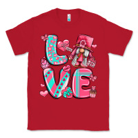 Red love with gnome Classic Tee - LillyAllenDesigns