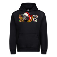 Black love christmas black angus Urban Hoodie - LillyAllenDesigns