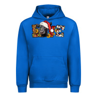 Cobalt love christmas black angus Urban Hoodie - LillyAllenDesigns