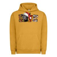 Pigment Peanut Butter love christmas black angus Urban Hoodie - LillyAllenDesigns