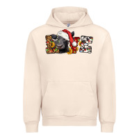 Sandshell love christmas black angus Urban Hoodie - LillyAllenDesigns