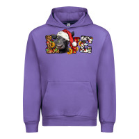 Tulip love christmas black angus Urban Hoodie - LillyAllenDesigns