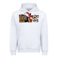 White love christmas black angus Urban Hoodie - LillyAllenDesigns