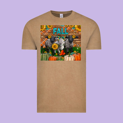 Fall Baby Lambs Vintage Tee Designed By Lillyallendesigns