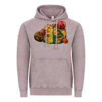 Vintage Zinc Gymnocalycium Variegated Cactus Vintage Hoodie - LillyAllenDesigns