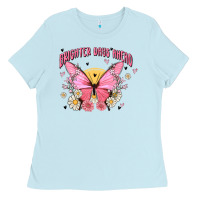 Baby Blue brighter days ahead Ladies Tee - MaliasSmallBusiness