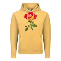 Vintage Mustard Ketchup And Mustard Rose Vintage Hoodie - LillyAllenDesigns