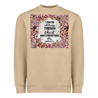 Mushroom i can do all things with leopard and glitter Heavyweight Sweatshirt - TumblerDesignByShophia