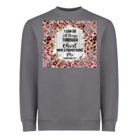 Storm i can do all things with leopard and glitter Heavyweight Sweatshirt - TumblerDesignByShophia