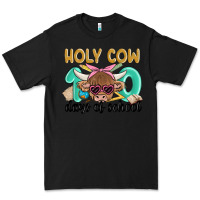 Black holy cow 100 days of school Premium Tee - MaliasSmallBusiness
