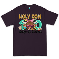 Plum holy cow 100 days of school Premium Tee - MaliasSmallBusiness