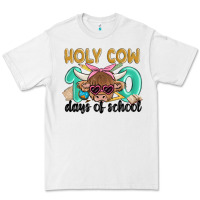 White holy cow 100 days of school Premium Tee - MaliasSmallBusiness