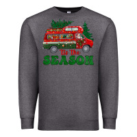 Charcoal Heather christmas 'tis the season Premium Sweatshirt - BundleAndBundleShop