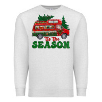 Oatmeal Heather christmas 'tis the season Premium Sweatshirt - BundleAndBundleShop