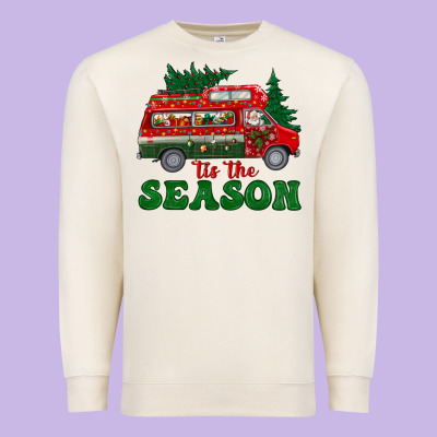 Christmas 'tis The Season Premium Sweatshirt Designed By Bundleandbundleshop