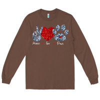 Chestnut Peace Love Paws Long Sleeve Tee - Bettercallsaul