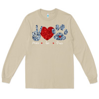 Mushroom Peace Love Paws Long Sleeve Tee - Bettercallsaul