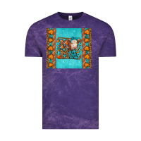 Cloud Purple Western Fall Cow Mama Vintage Tee - LillyAllenDesigns