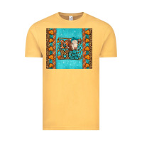 Vintage Mustard Western Fall Cow Mama Vintage Tee - LillyAllenDesigns