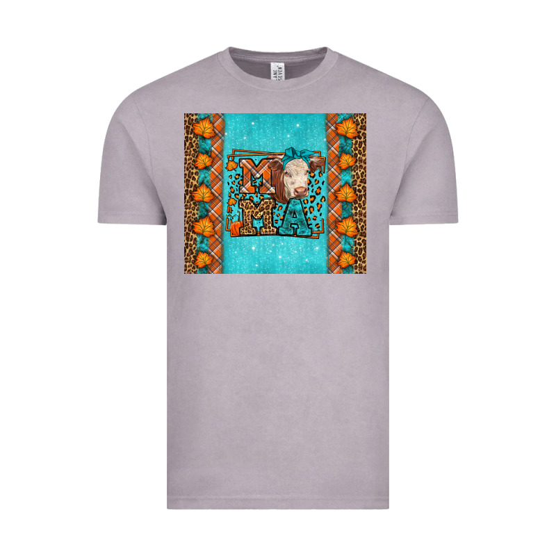 Western Fall Cow Mama Vintage Tee by LillyAllenDesigns | Teevron