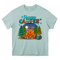 Arona happy camper Heavy Core Tee - MaliasSmallBusiness