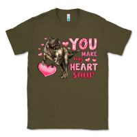 Army Green you make my heart saur Classic Tee - LillyAllenDesigns