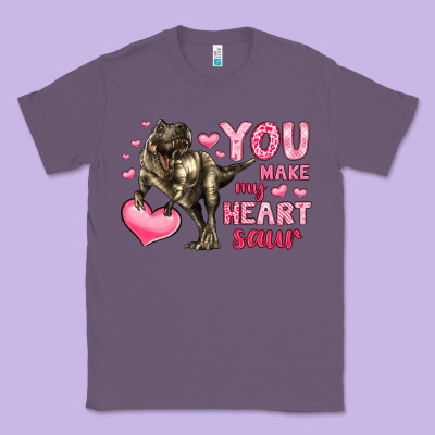 You Make My Heart Saur Classic Tee Designed By Lillyallendesigns
