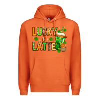Carrot St. Patrick's Lucky a latte Premium Hoodie - OliviaCreatesArt