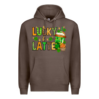 Coffee St. Patrick's Lucky a latte Premium Hoodie - OliviaCreatesArt