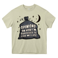 Mossy opinions on how i'm supposed to live my life Heavy Core Tee - MaliasSmallBusiness