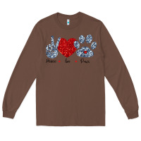 Chestnut Peace Love Paws Long Sleeve Tee - Bettercallsaul