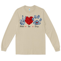 Mushroom Peace Love Paws Long Sleeve Tee - Bettercallsaul
