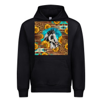 Black western paint horse Urban Hoodie - LillyAllenDesigns