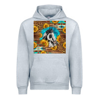 Heather Grey western paint horse Urban Hoodie - LillyAllenDesigns