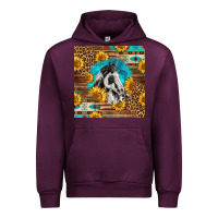 Mauve Wine western paint horse Urban Hoodie - LillyAllenDesigns