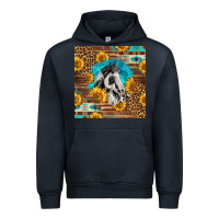 Navy western paint horse Urban Hoodie - LillyAllenDesigns