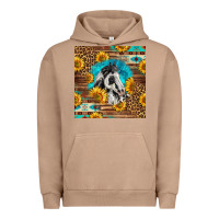 Pigment Burro western paint horse Urban Hoodie - LillyAllenDesigns