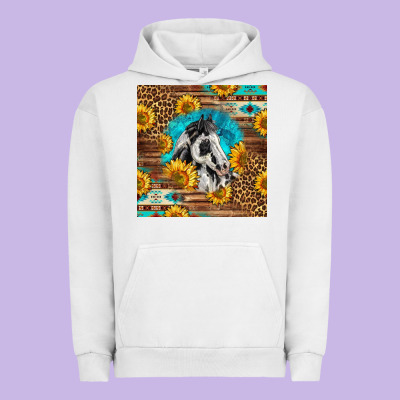 Western Paint Horse Urban Hoodie Designed By Lillyallendesigns