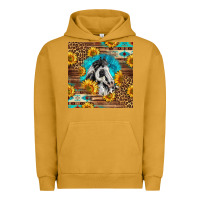 Pigment Peanut Butter western paint horse Urban Hoodie - LillyAllenDesigns