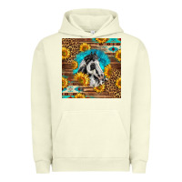 Pigment Pistachio western paint horse Urban Hoodie - LillyAllenDesigns