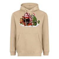Mushroom christmas gnome and tree Heavyweight Hoodie - FaDigitalArtStudio
