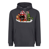 Smoke christmas gnome and tree Heavyweight Hoodie - FaDigitalArtStudio