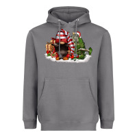 Storm christmas gnome and tree Heavyweight Hoodie - FaDigitalArtStudio