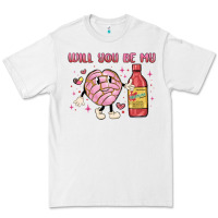 White will you be my Premium Tee - MaliasSmallBusiness