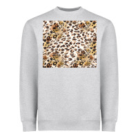 Heather Grey leopard Heavyweight Sweatshirt - TumblerDesignByShophia