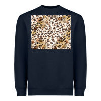 Navy leopard Heavyweight Sweatshirt - TumblerDesignByShophia