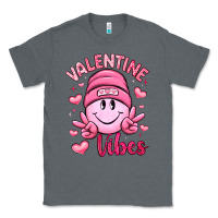 Charcoal Heather valentine vibes Classic Tee - LillyAllenDesigns