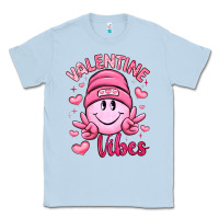 Dusty Blue valentine vibes Classic Tee - LillyAllenDesigns